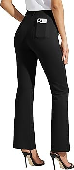 Willit Women's Yoga Dress Pants Bootcut Work Slacks Pants Stretch Office Casual Pants Petite/Regu... | Amazon (US)