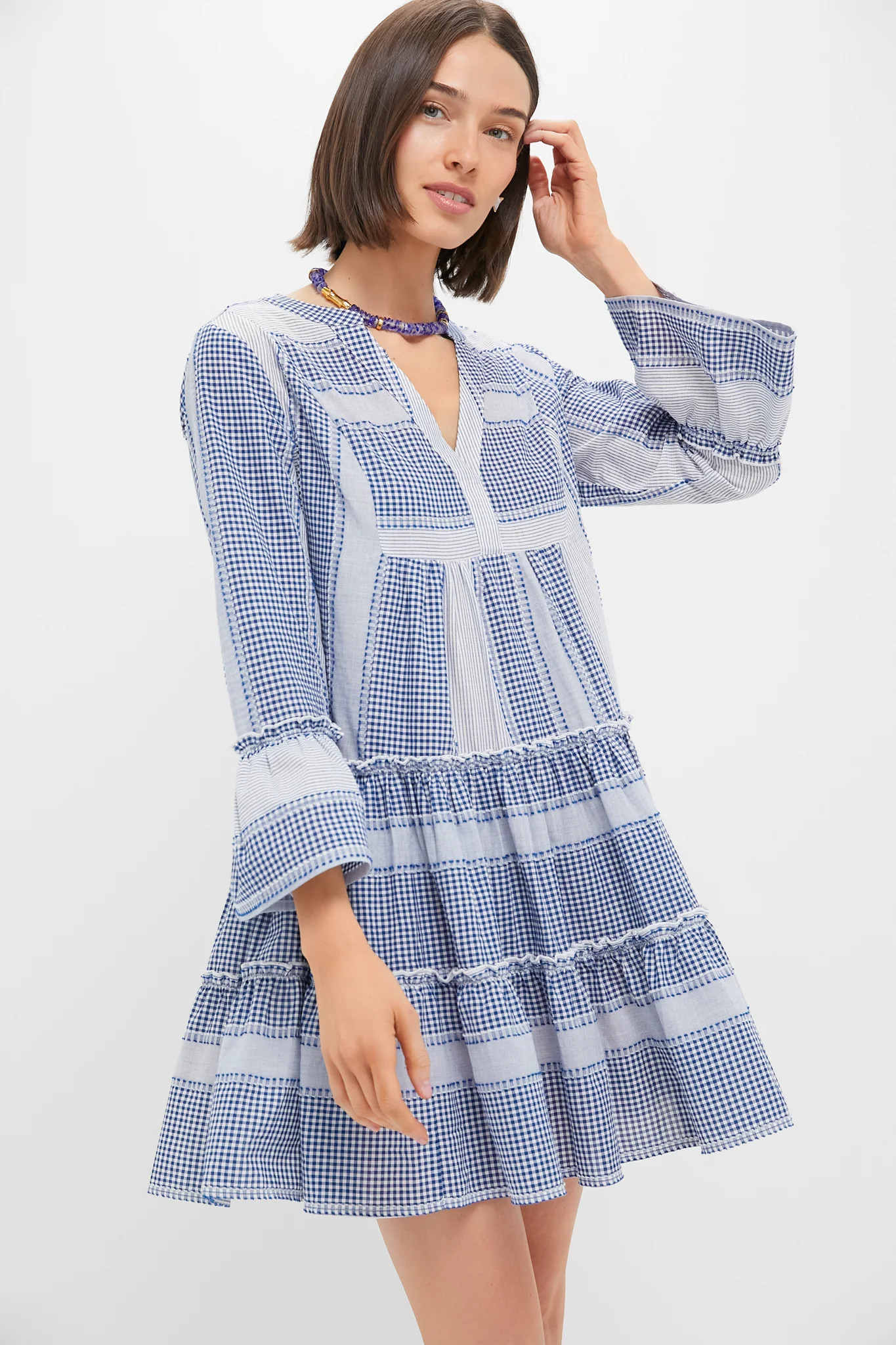 Blue Gingham Lanie Dress | Tuckernuck (US)