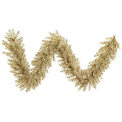 Vickerman Artificial White/Gold Tinsel Garland | Target
