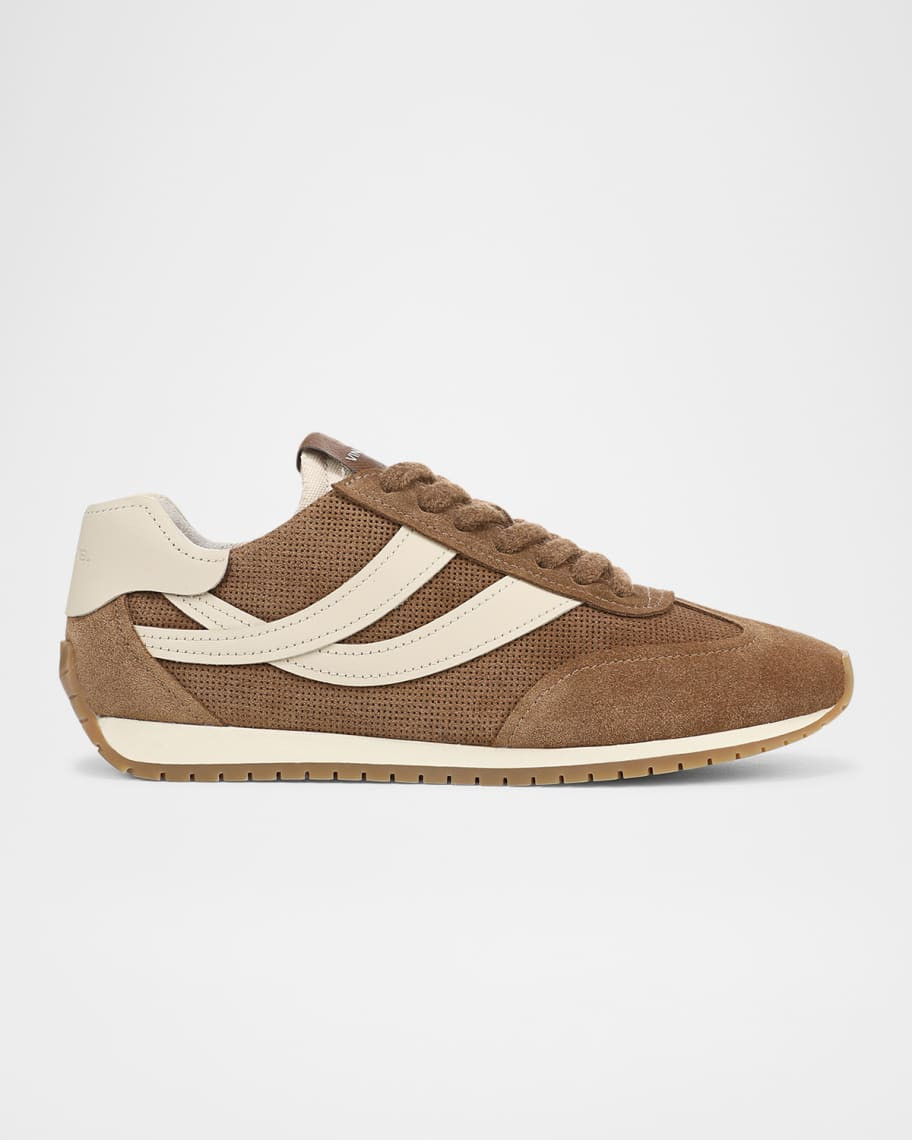 Oasis Slim Runner Suede Sneakers | Neiman Marcus