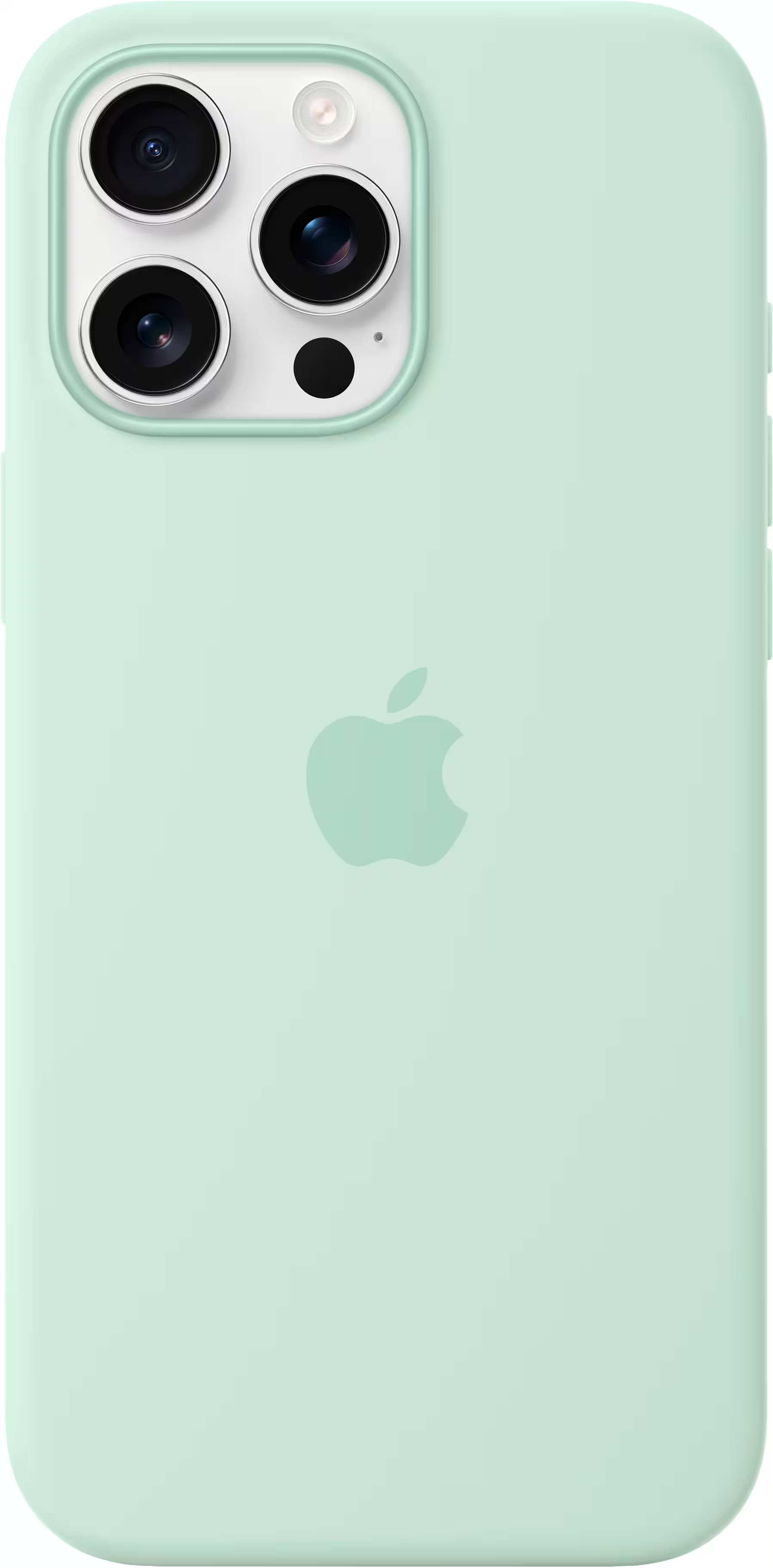 Apple - iPhone 16 Pro Max Silicone Case with MagSafe - Aquamarine | Best Buy U.S.