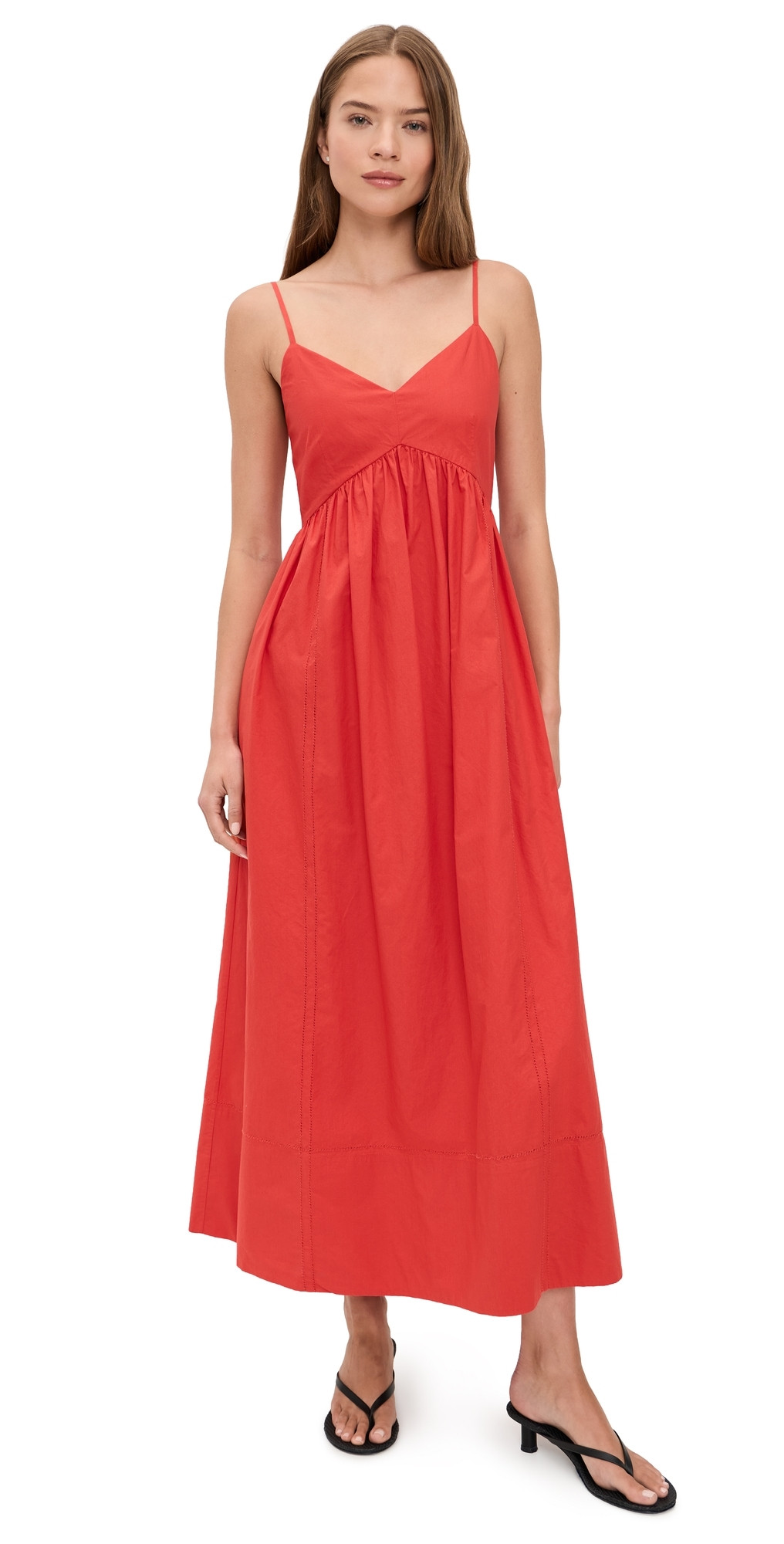 Jenni Kayne Peninsula Dress Tomato XXS | Shopbop