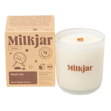 Milk Jar Candle Co. Maple Dip Candle | Well.ca