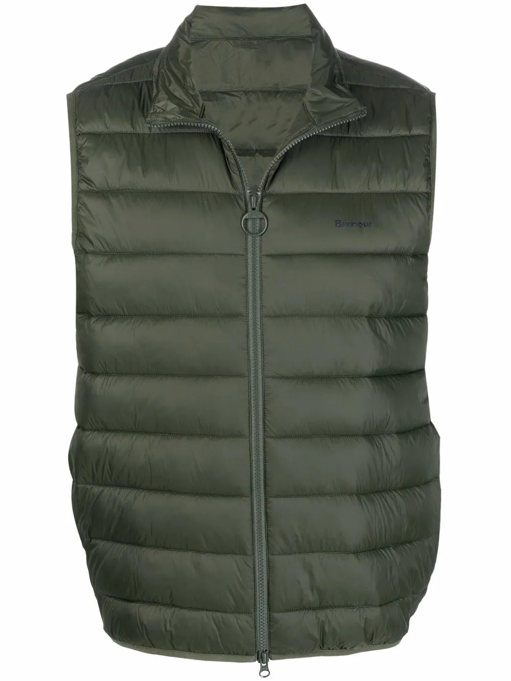 Barbour Puffer Logo Gilet  - Farfetch | Farfetch Global