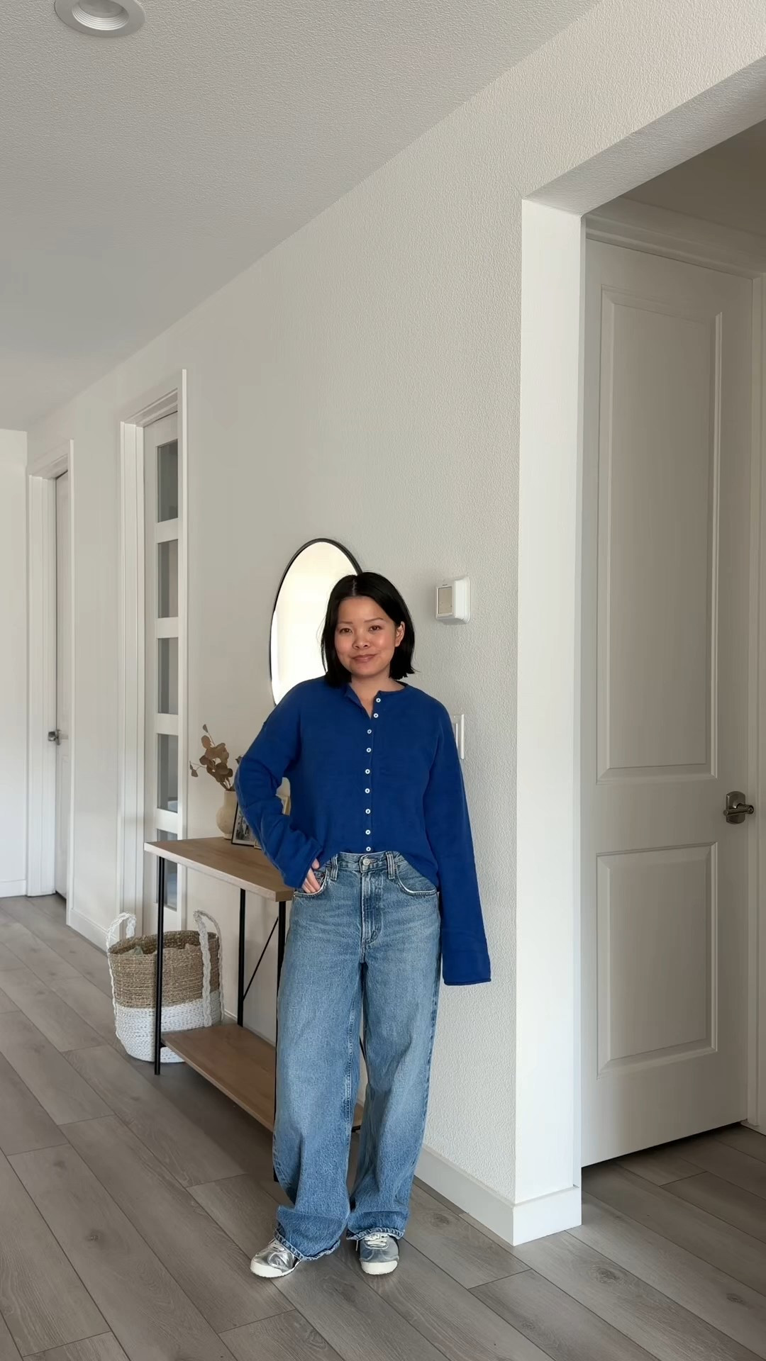 Size S in cardigan 
@abercrombie 

#LTKSeasonal #LTKPetite #LTKootd