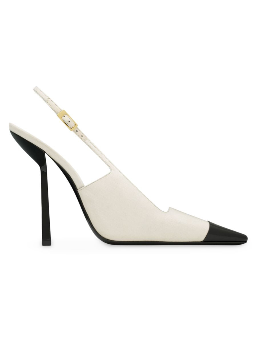 Ines Slingback Pumps In Satin | Saks Fifth Avenue