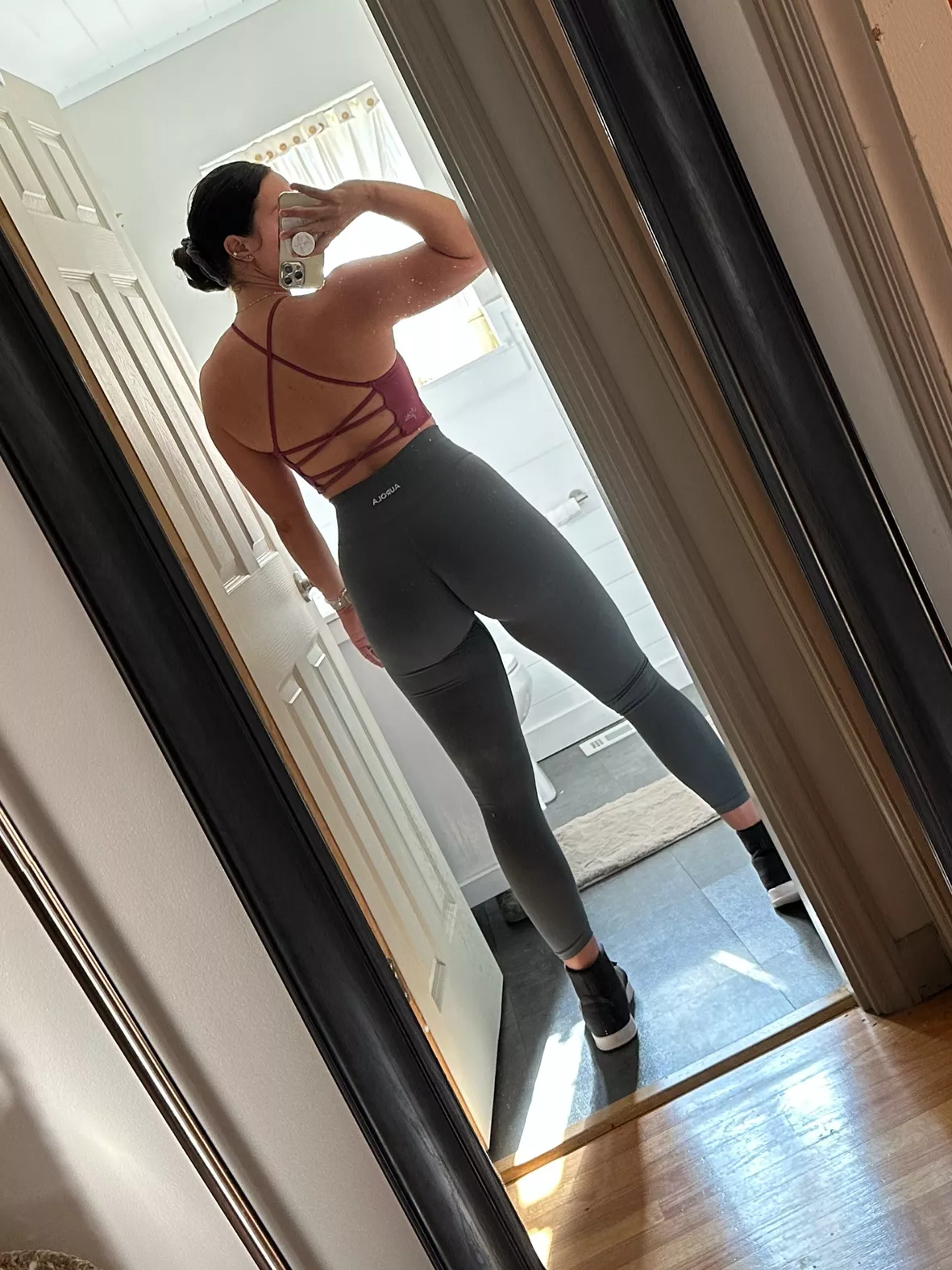 AUROLA Ombre Seamless Leggings for Women Scrunch Gym Yoga