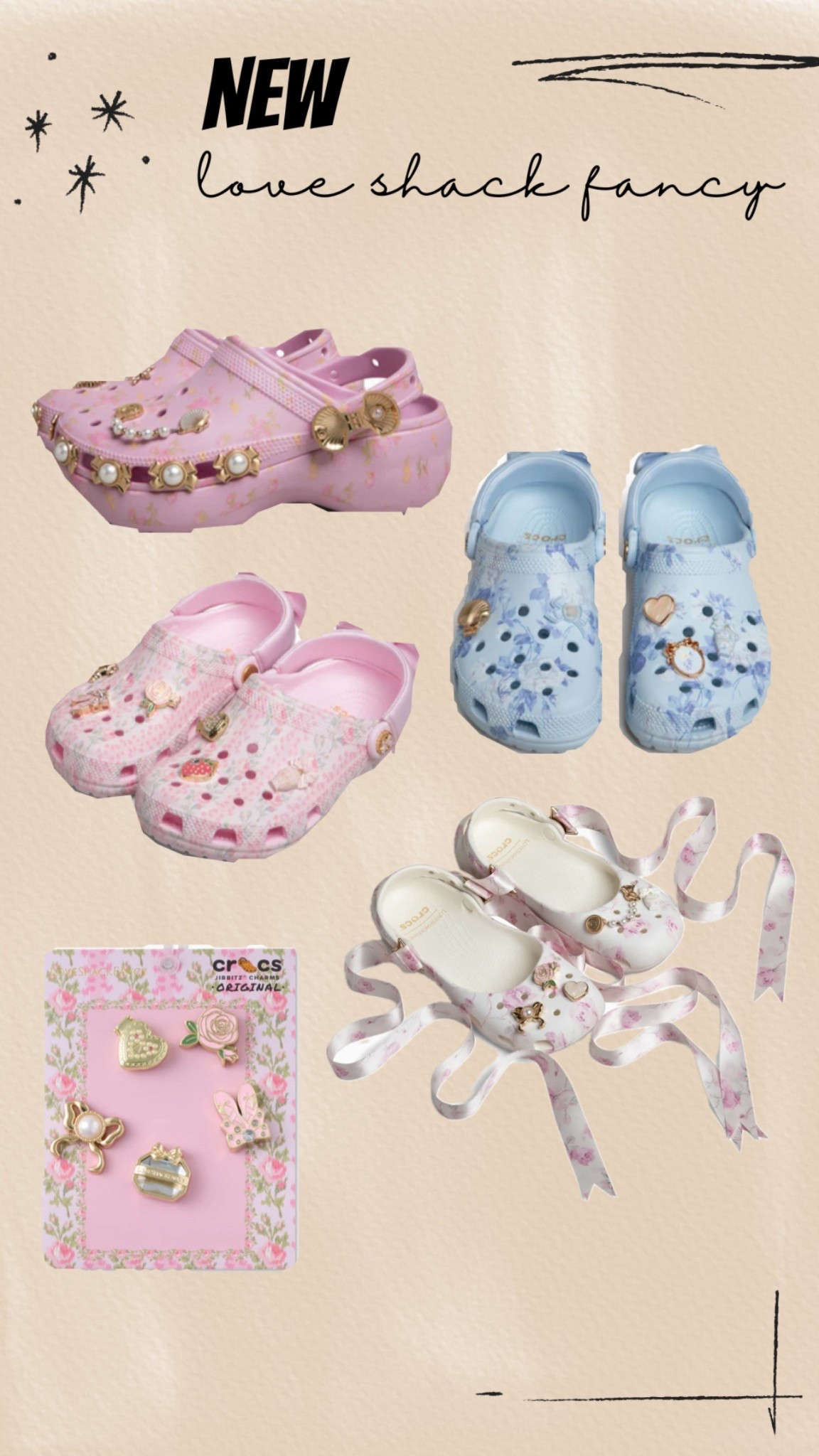 Crocs x Love Shack Fancy 

#LTKSpringSale #LTKSeasonal