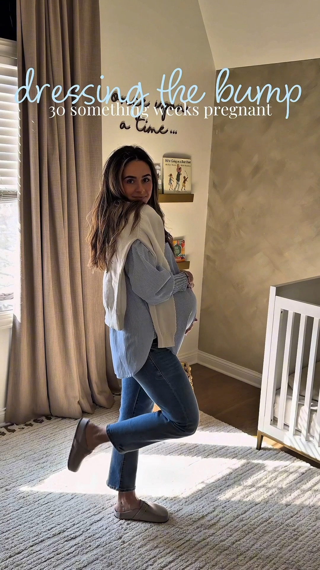 Bump outfit 

Stayed true to size in everything! 
Medium shirt
27 in jeans
 8 in shoes 

Baby bump, third trimester, pregnant style, pregnancy, maternity denim, Amazon, Rothy’s, Hudson jeans

#LTKBump #LTKootd #LTKmomlife