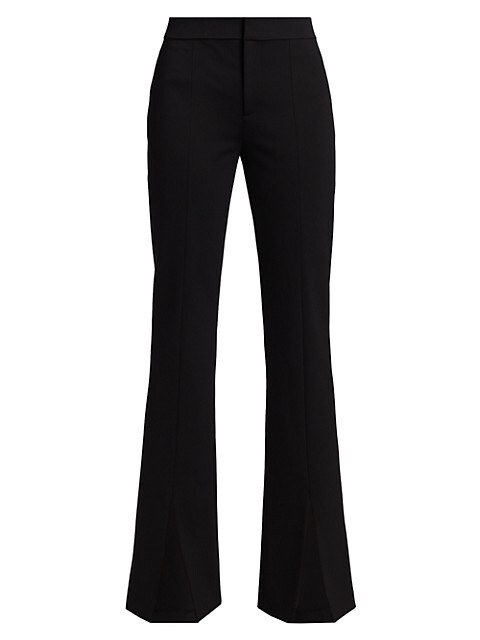 Emiko High-Waisted Slit-Hem Pants | Saks Fifth Avenue