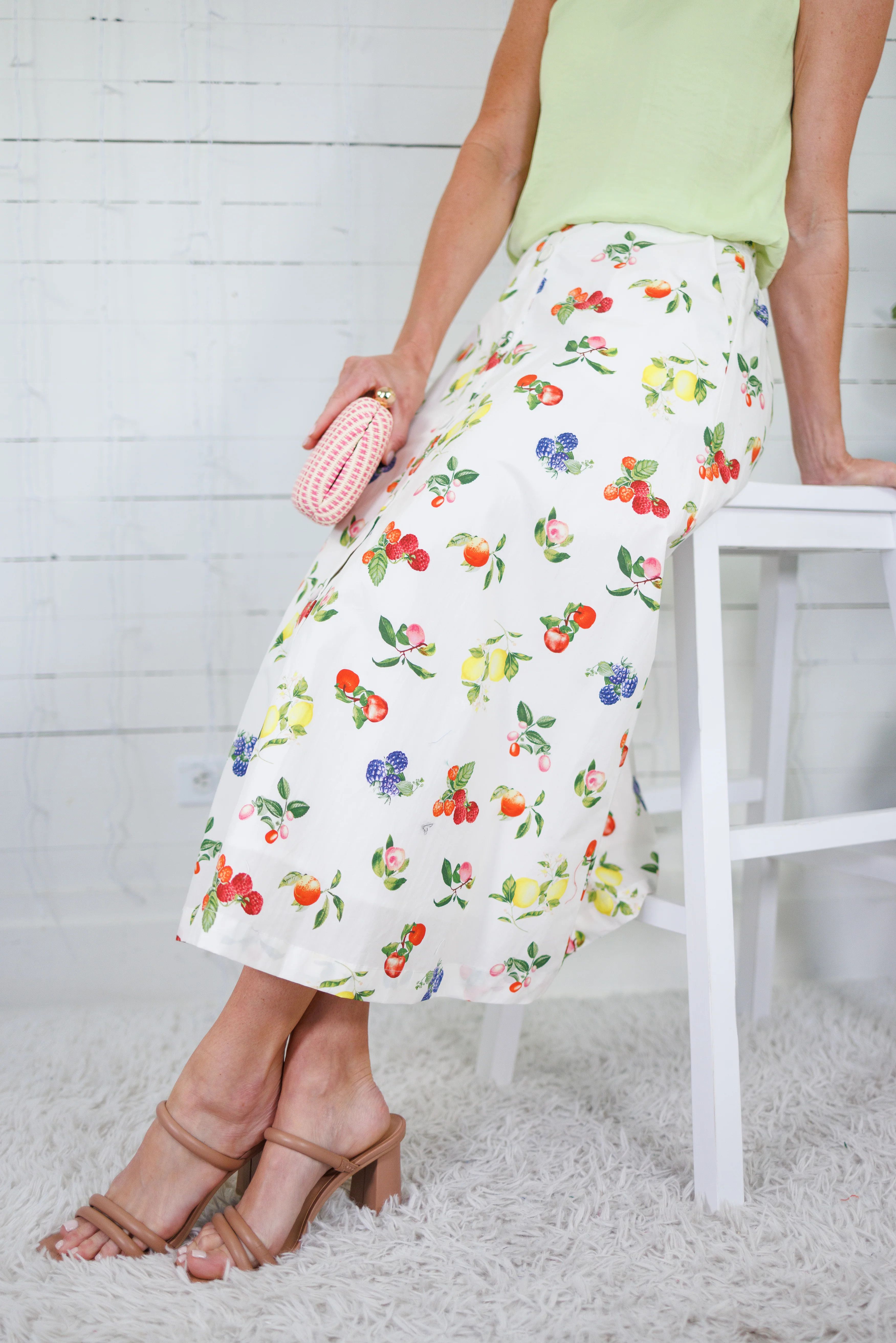 Drummond Fruit Maxi Skirt | Clover and Bee | Clover + Bee