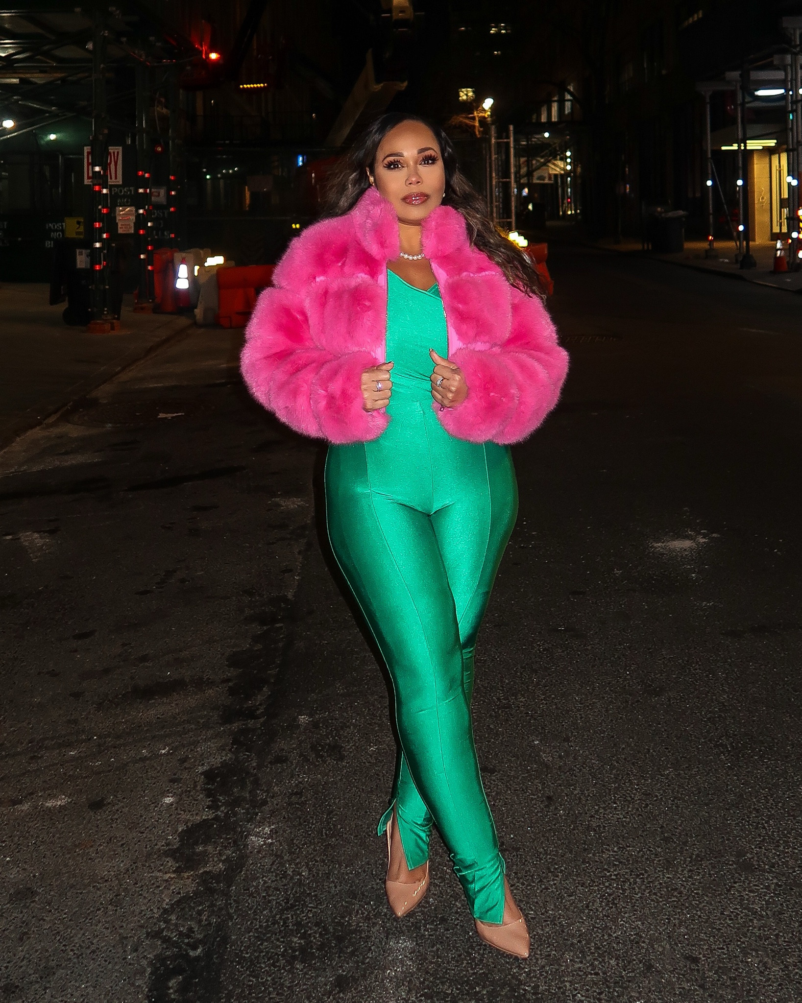 Founders’ Day outfit in NYC. 🩷💚

Outfit + shoes linked 

The coat was a gift from a Soror from NYC that sent it to me. She got it from a sample sale in NYC. 

#LTKootd #LTKgrwm