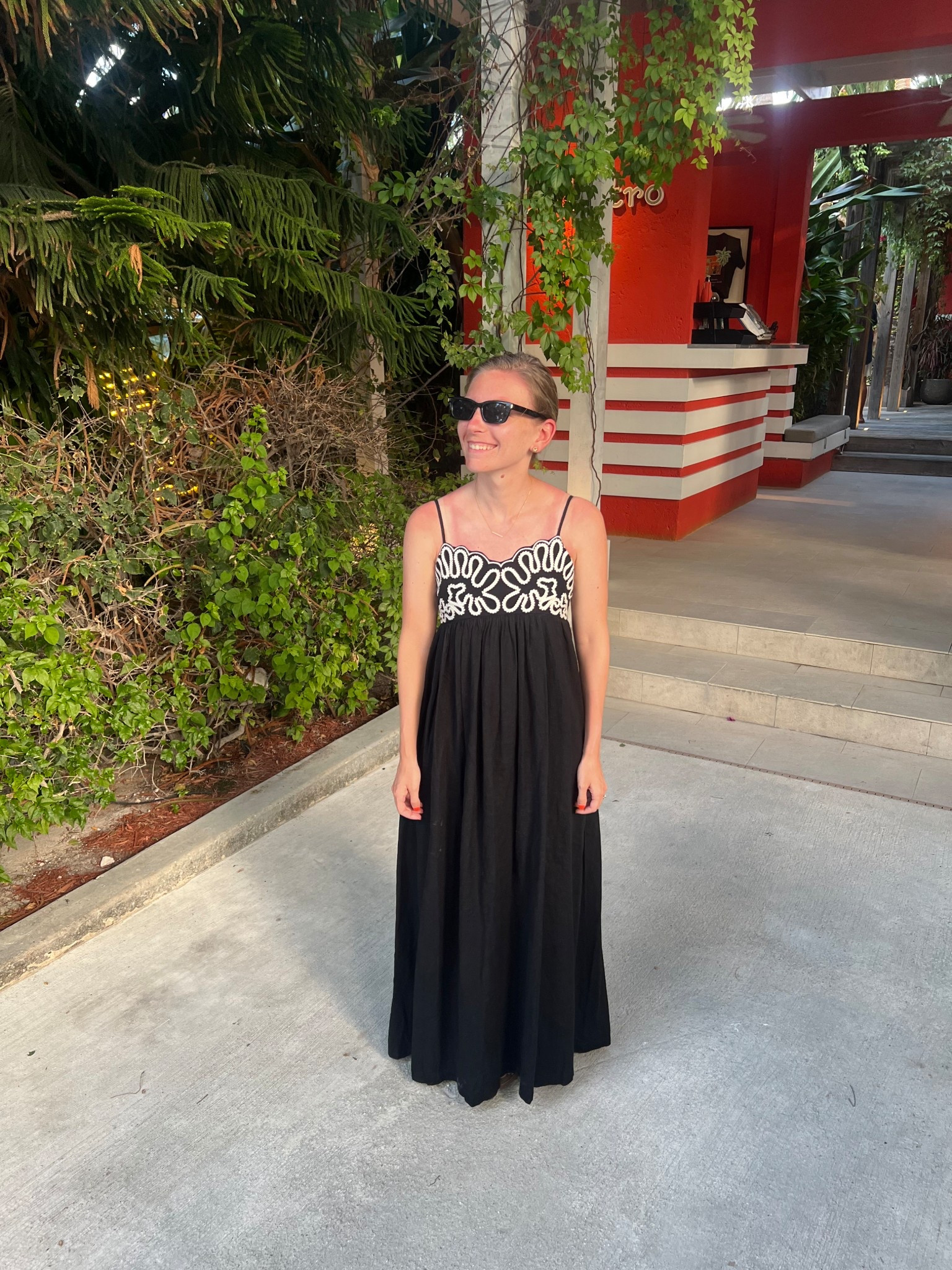 Dress back in stock!!  Such good quality for a great price!  Looks so high end. Adjustable straps. Wearing XS  

#LTKFindsUnder50 #LTKSummerEdit #LTKTravel