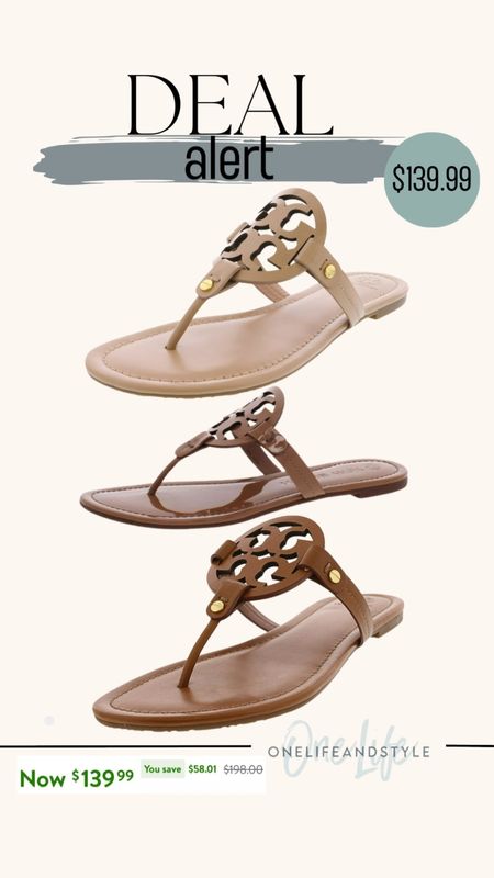 Tory Burch Miller sandals on sale! I’ve always wanted the “light makeup” color & am so happy to find them on sale!! Also comes in 2 other colors “tan” and “Vintage Vachetta"

#LTKShoeCrush #LTKSeasonal #LTKSaleAlert