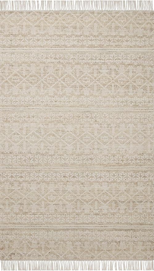 Loloi Angela Rose x Rivers Sand/Ivory 7'-9" x 9'-9" Area Rug | Amazon (US)