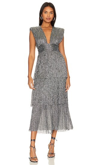 Sabina Musayev Bonita Dress in Metallic Silver. - size XS | Revolve Clothing (Global)