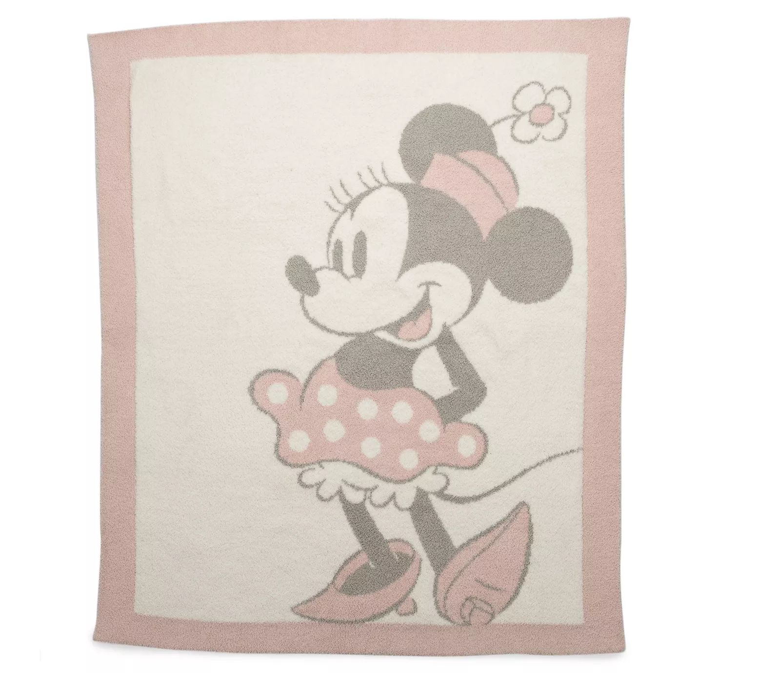 Barefoot Dreams Vintage Disney Minnie Mouse Baby Blanket - QVC.com | QVC