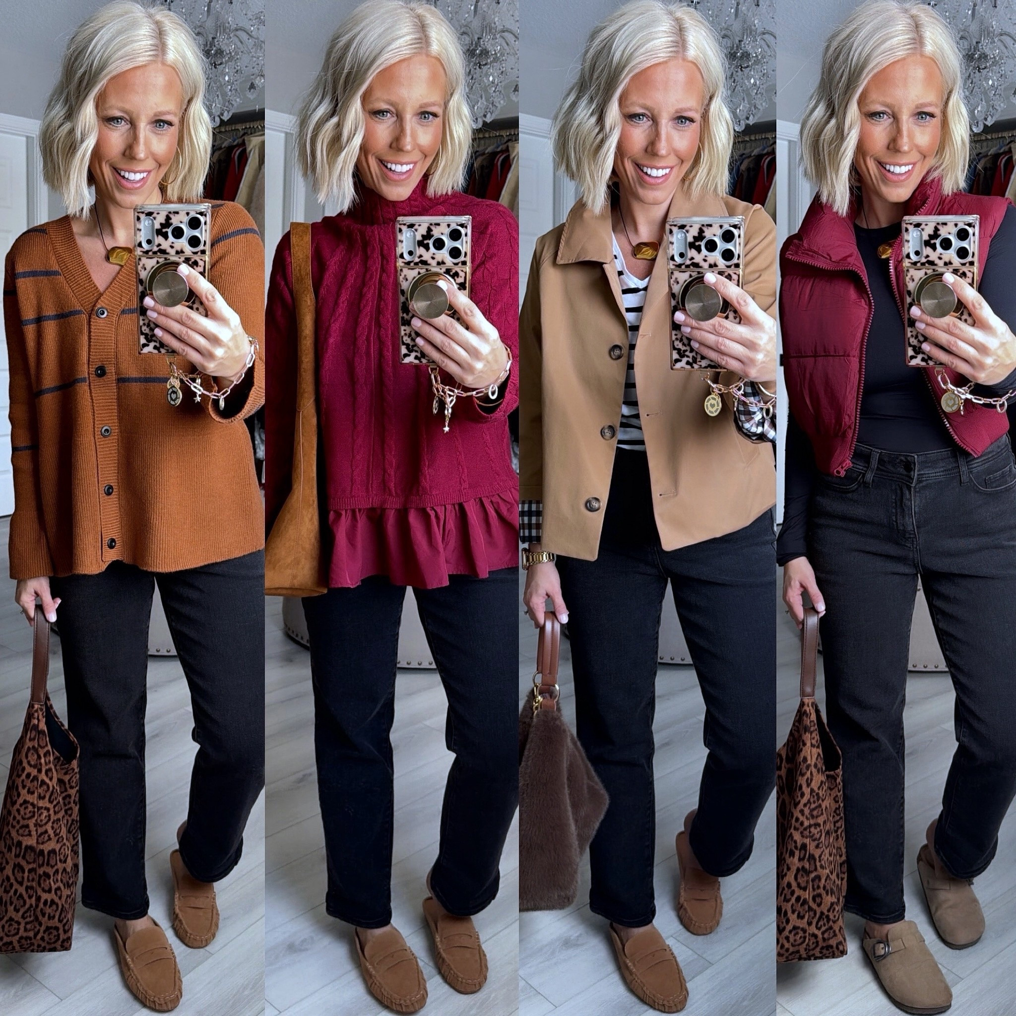 Random Amazon try-on haul!!! It somehow all color coordinates and I did not plan it that way but it works!!!
⬇️⬇️⬇️
Wearing size small in all tops.
Jeans sized down to a 2 (run big - size down)
Shoes TTS

#LTKSaleAlert #LTKWorkwear #LTKSeasonal