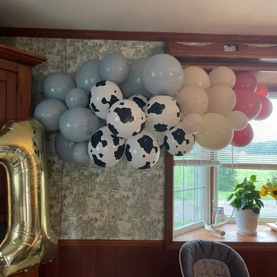 Barnyard Balloon Garland Farm Balloon Garland Oink Moo Cockadoodle Doo Birthday Party Giddy up Co... | Etsy (US)