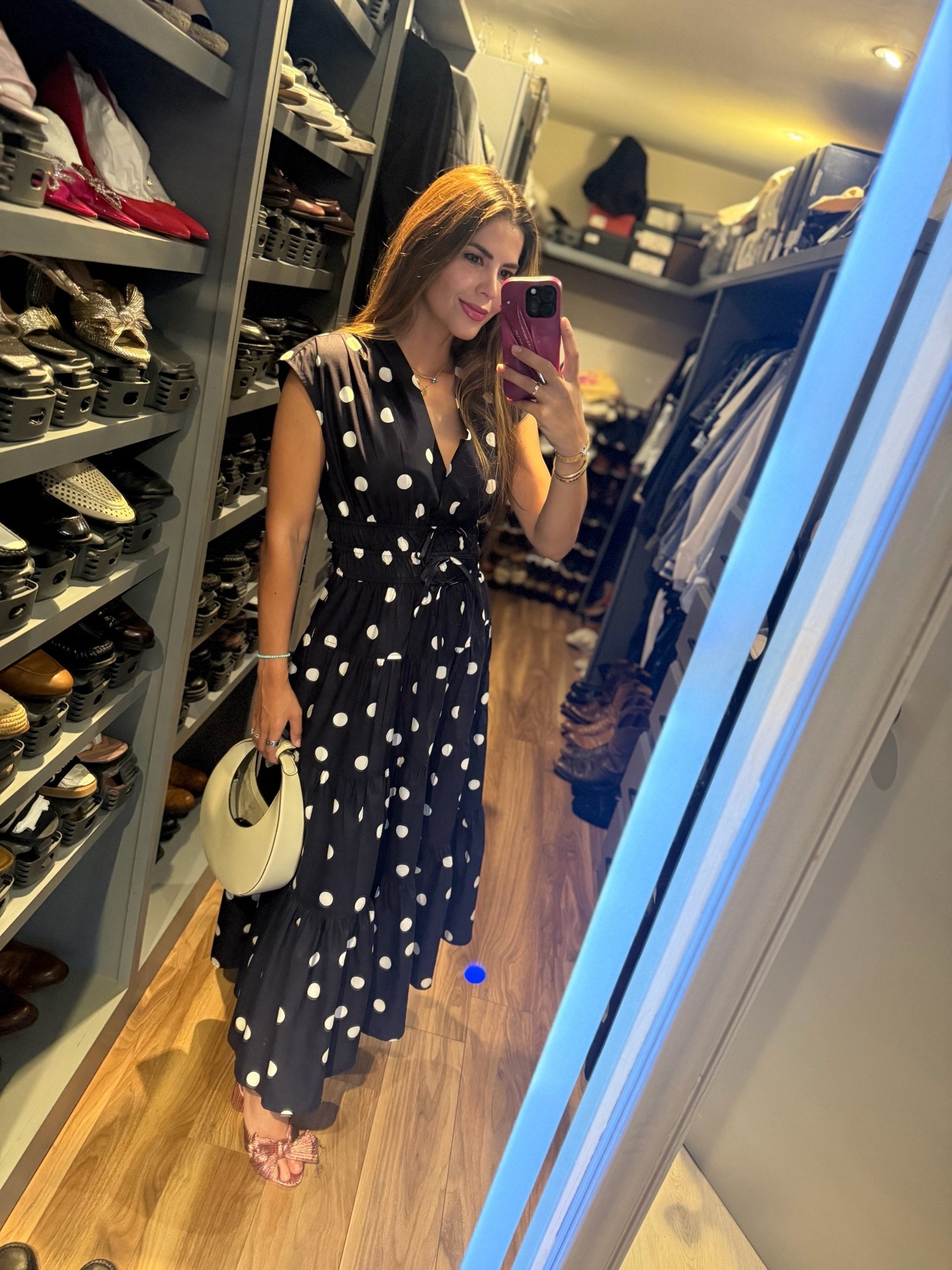 Shoes & nag link below 👇🏼 dress is nicole miller from @Marshalls

#LTKootd