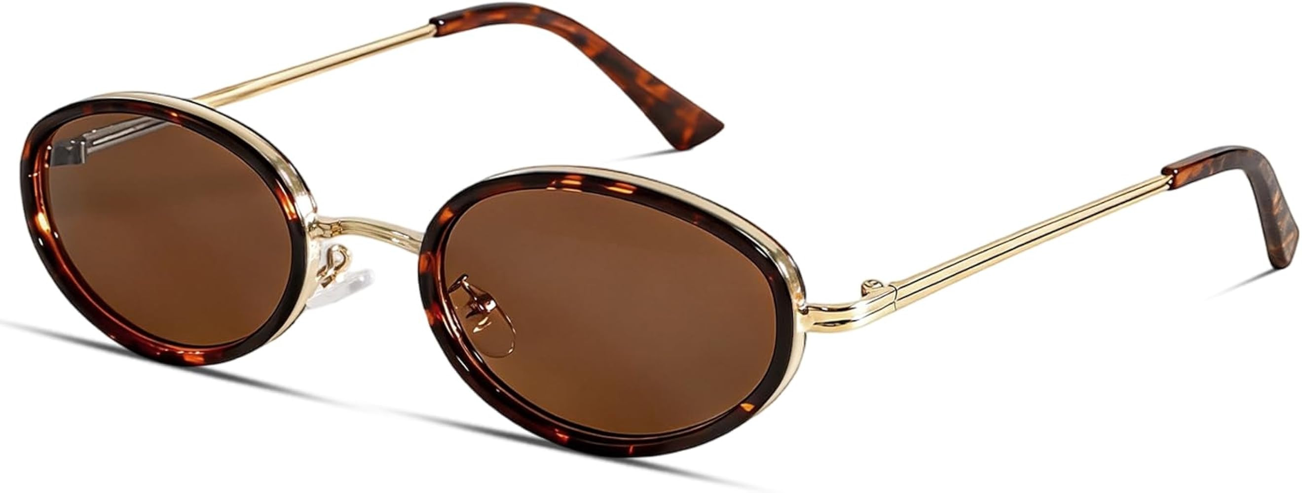 boten Retro Oval Sunglasses for Women 90s Small Gold Frame Sun Glasses Lightweight Cute Chic Sunn... | Amazon (US)
