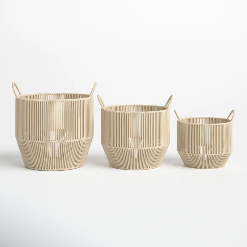 Handmade Fabric Basket - Set of 3 (Set of 3) | Wayfair North America