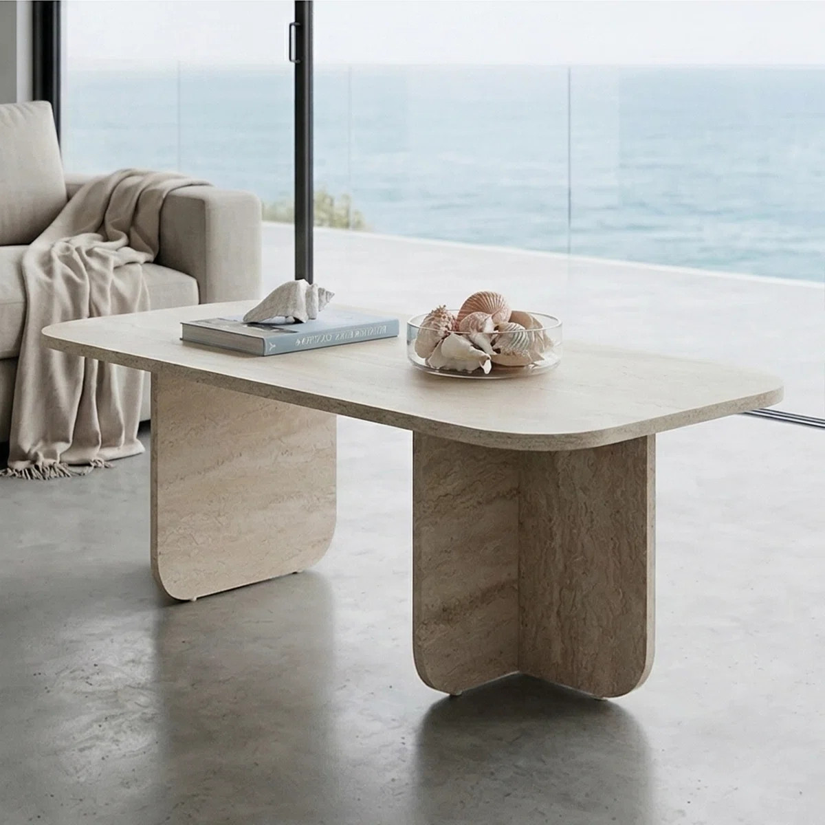 Elara Rectangular Sculptural Coffee Table | Wayfair North America