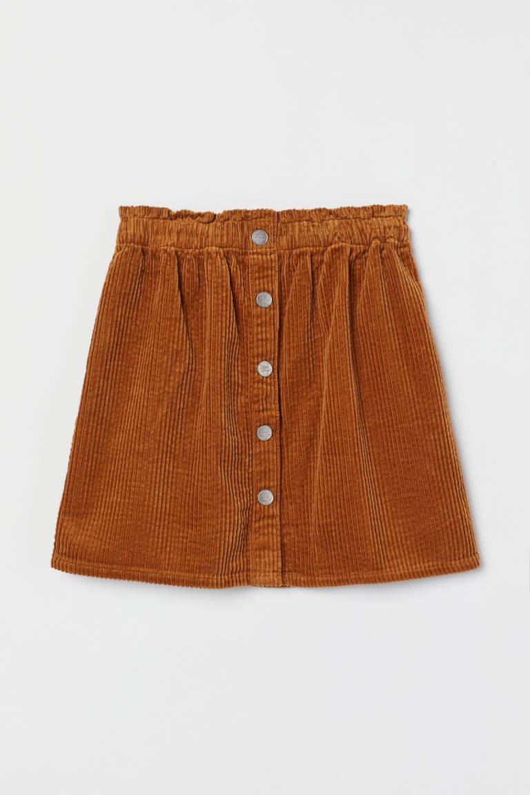 Cotton Corduroy Skirt | H&M (US)