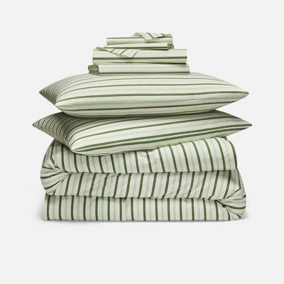 Brooklinen Classic Percale Hardcore Sheet Bundle size Twin in Pebble | Brooklinen