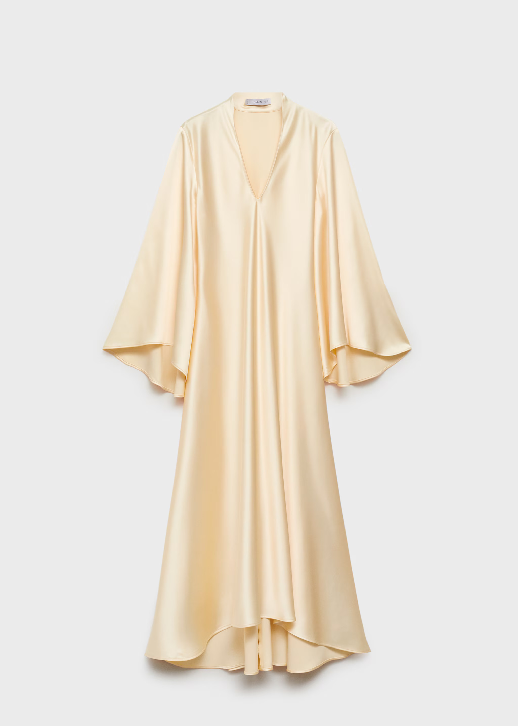 Long satin dress - Women | MANGO USA | Mango (US/MX/AU)
