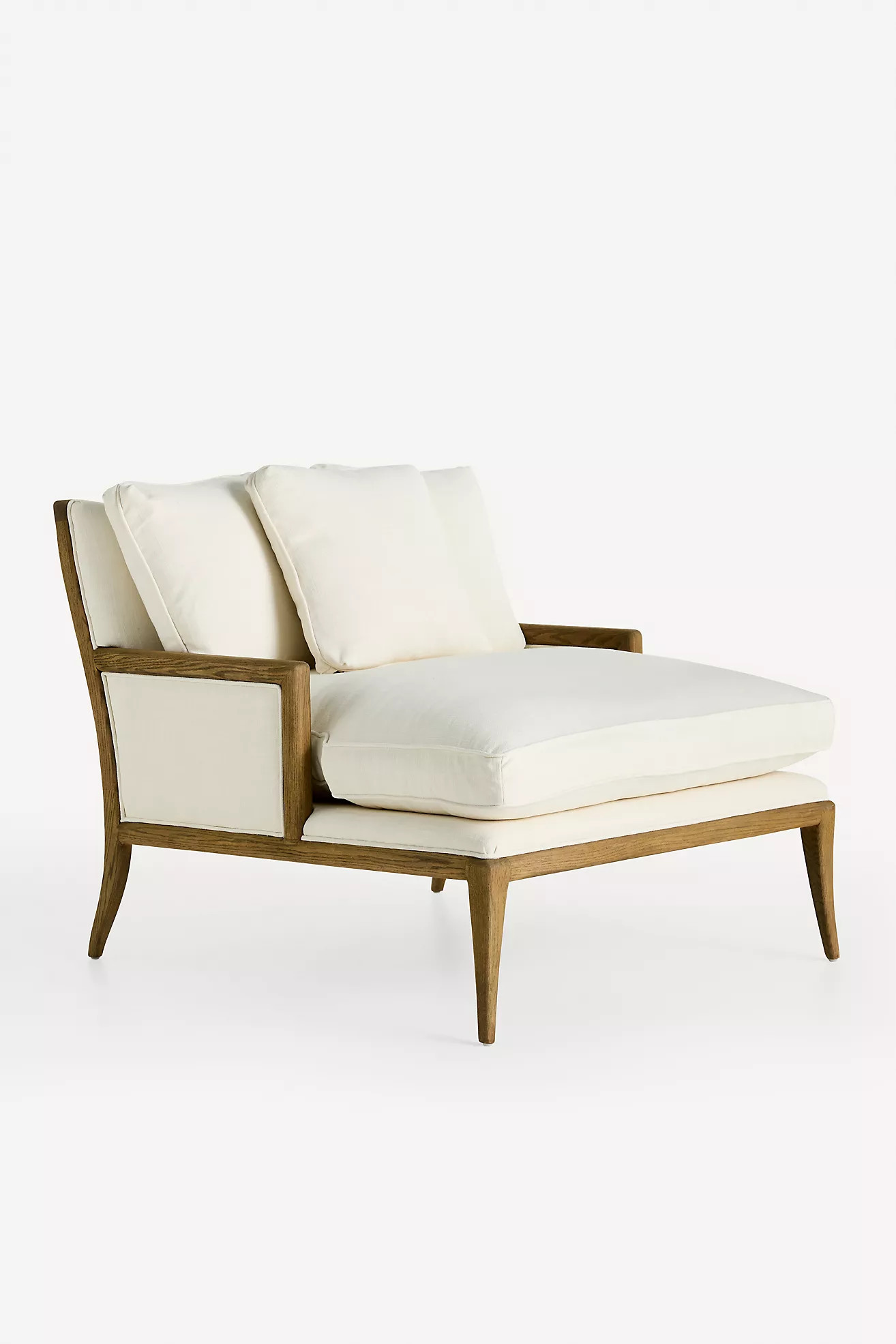 Florence Linen Blend Chaise | Anthropologie (US)