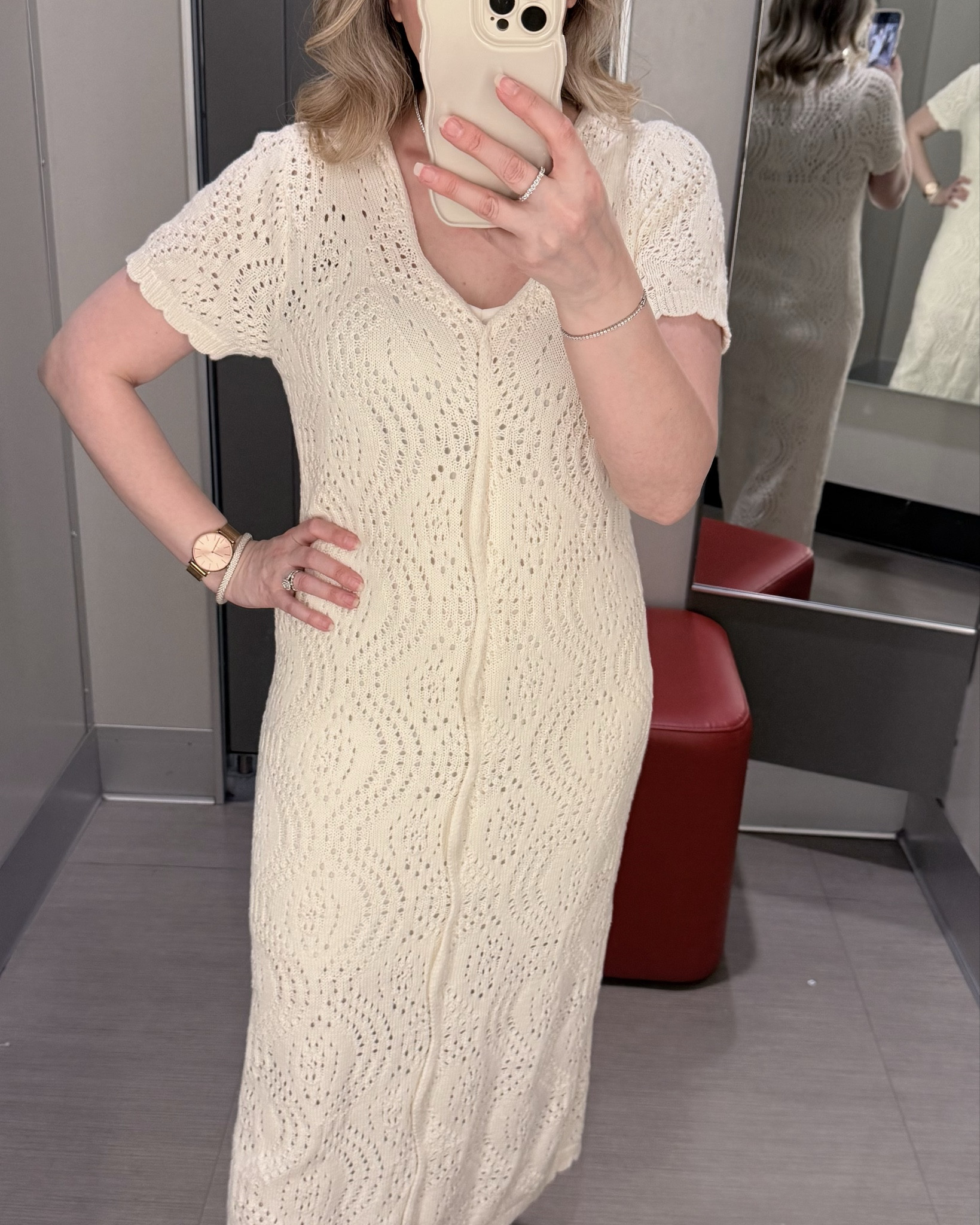Such a cute dress. Love the scallop details and the fit. It has a lightweight slip underneath, so it’s not see through. It’s perfect for spring. Nice for a vacation too. I’m wearing Xs. You can size down if you want it more fitted. 


#LTKSpringSale 

#LTKspringtrends #LTKspring

#LTKSeasonal #LTKootd #LTKTravel