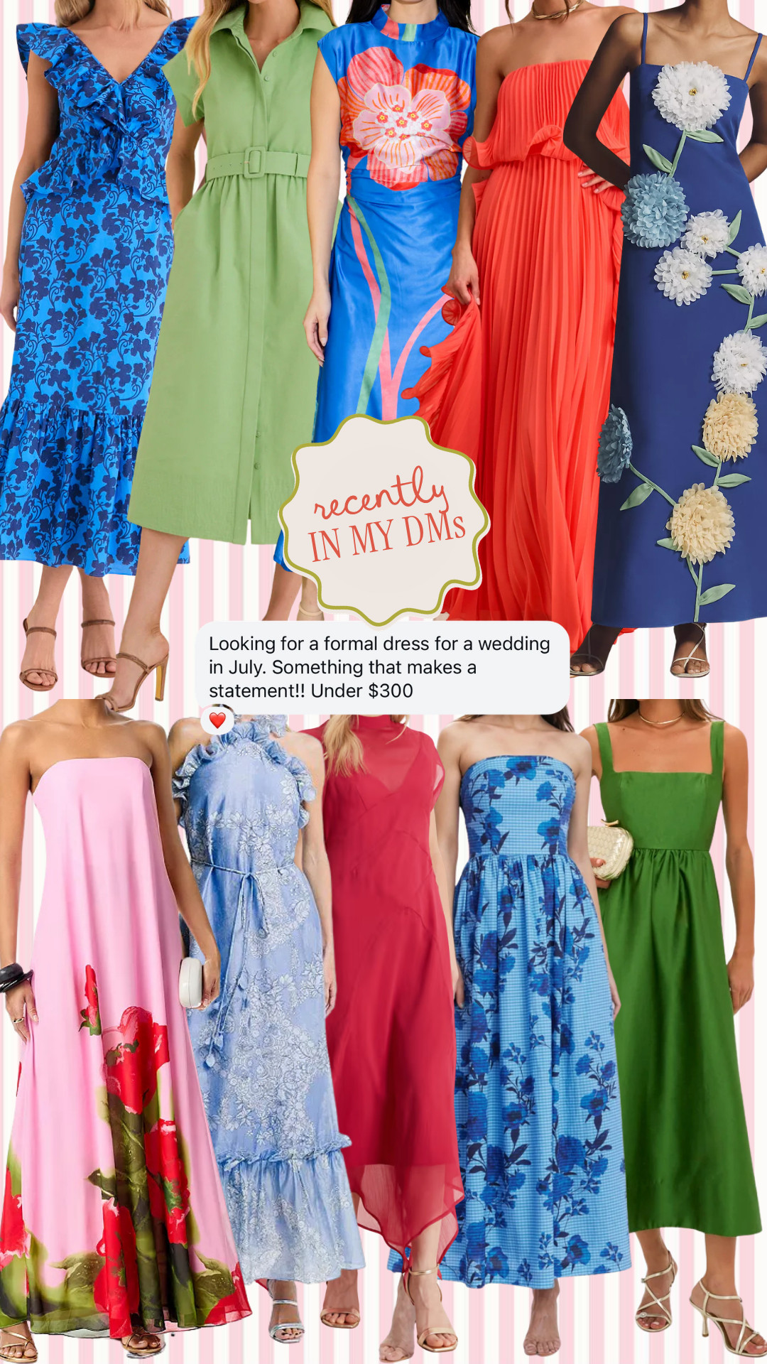 Cute wedding guest dresses I'm eyeing!! 

 #LTKWedding