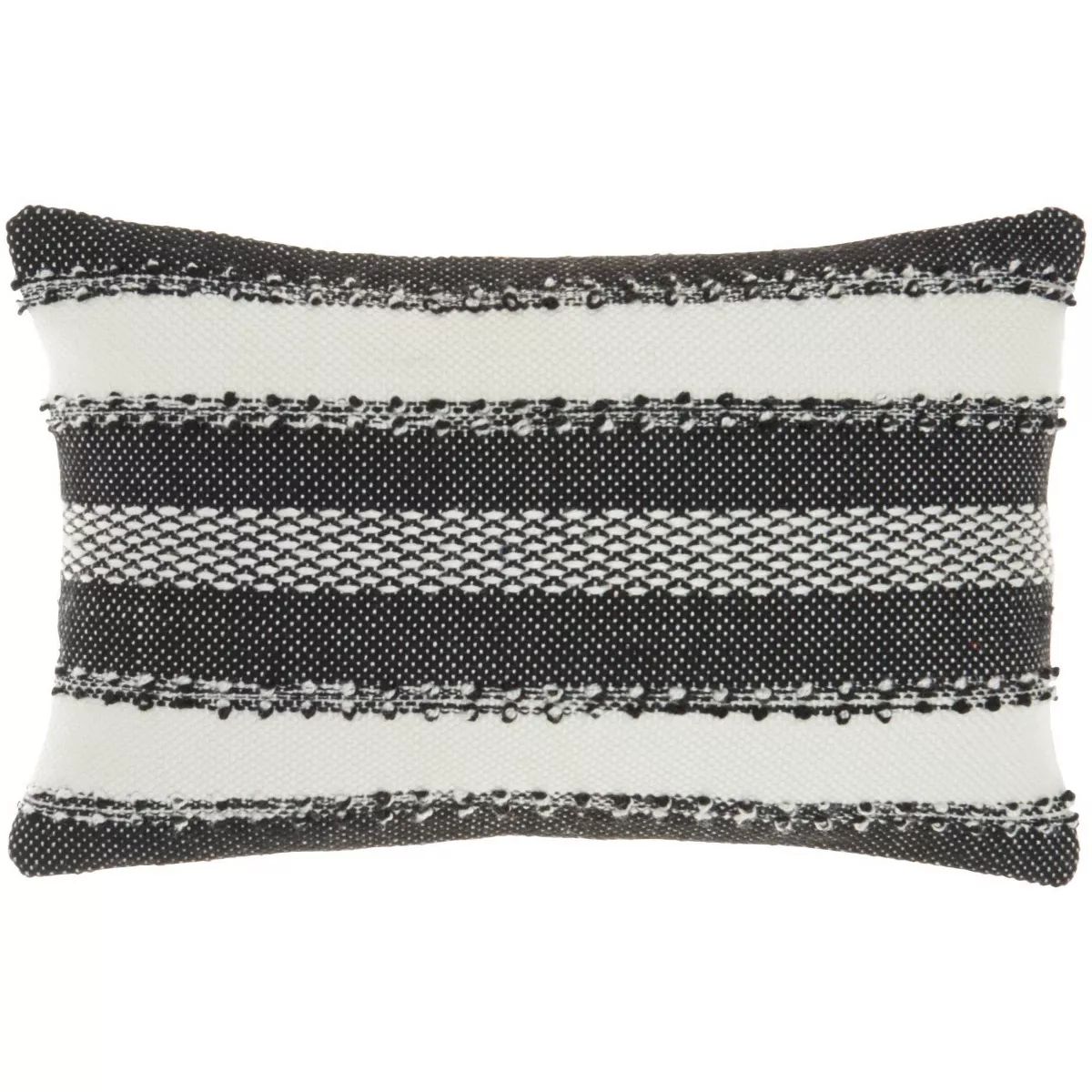 Woven Striped and Dots Indoor/Outdoor Throw Pillow  - Mina Victory | Target