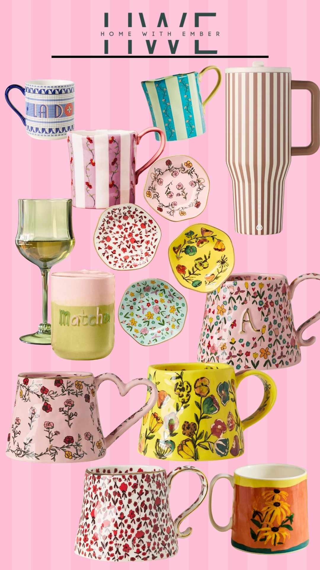 Colorful Anthropologie Mugs and Stonewear 

#LTKmorningroutine #LTKMothersDay #LTKHome