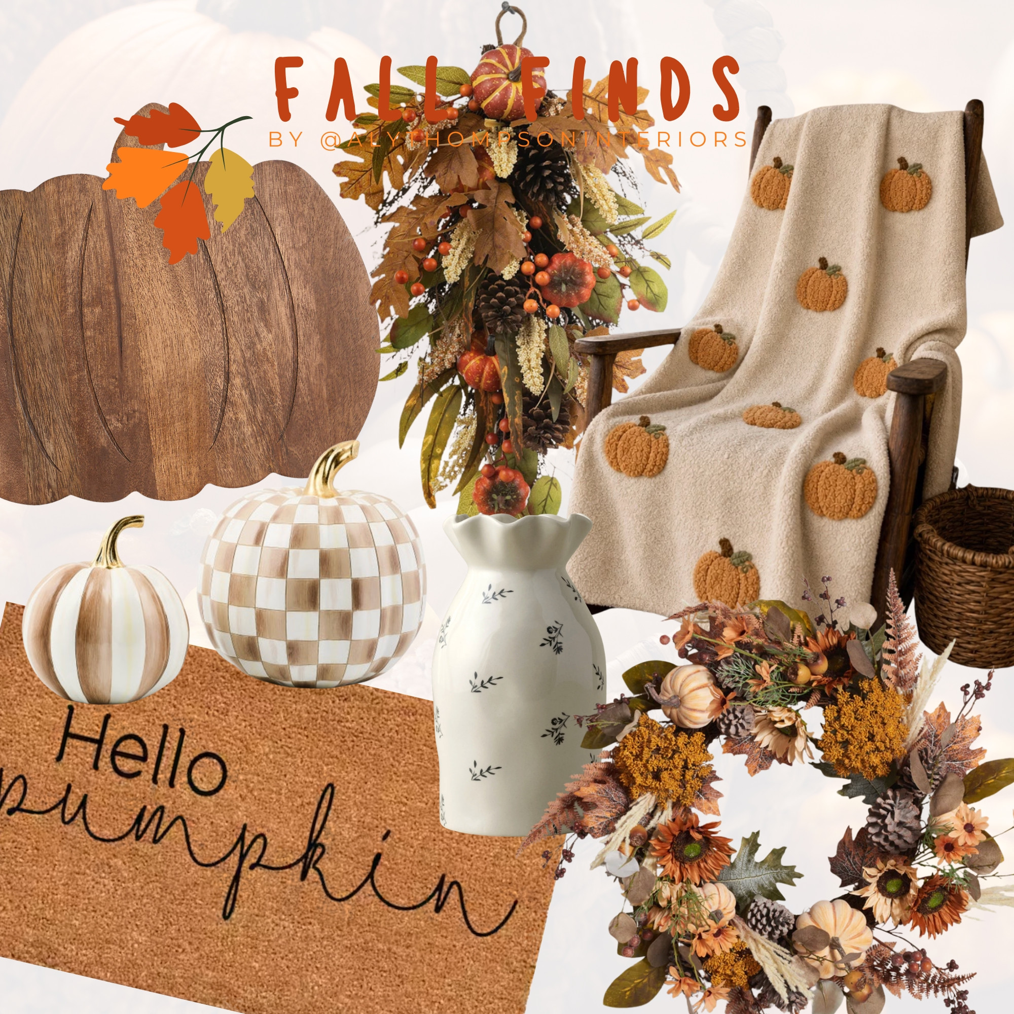 Fall Finds | Home Decor | Doormat | Fall Decor | Fall Blanket | Trending | Seasonal | Home | Clothing | Hello Pumpkin | Pumpkins | Cutting Board | Fall Wreath 

 #LTKSeasonal #LTKHome #LTKSaleAlert