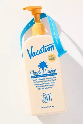 Vacation SPF 50 Classic Lotion Sun Jug Sunscreen | Anthropologie (US)