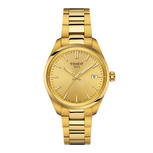 Tissot
    
    PR 100 34mm Ladies Watch
    
        T1502103302100 | Goldsmiths