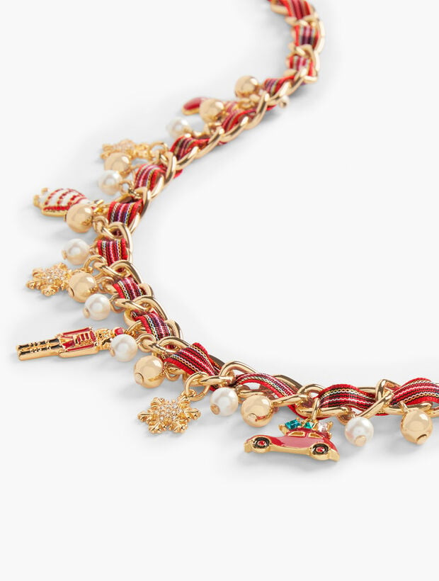 Tartan Charms Statement Necklace | Talbots