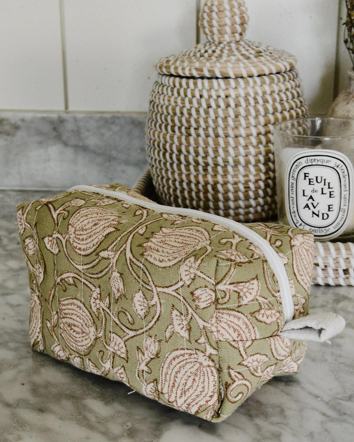 Juliette petite pouch | with lavender and grace