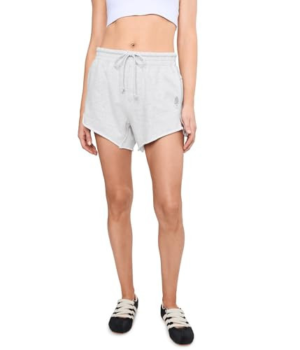 Free People Women's Knockout Shorts, White Heather Grey, Small | Amazon (US)