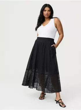 Eyelet Maxi Skirt | Torrid (US & Canada)