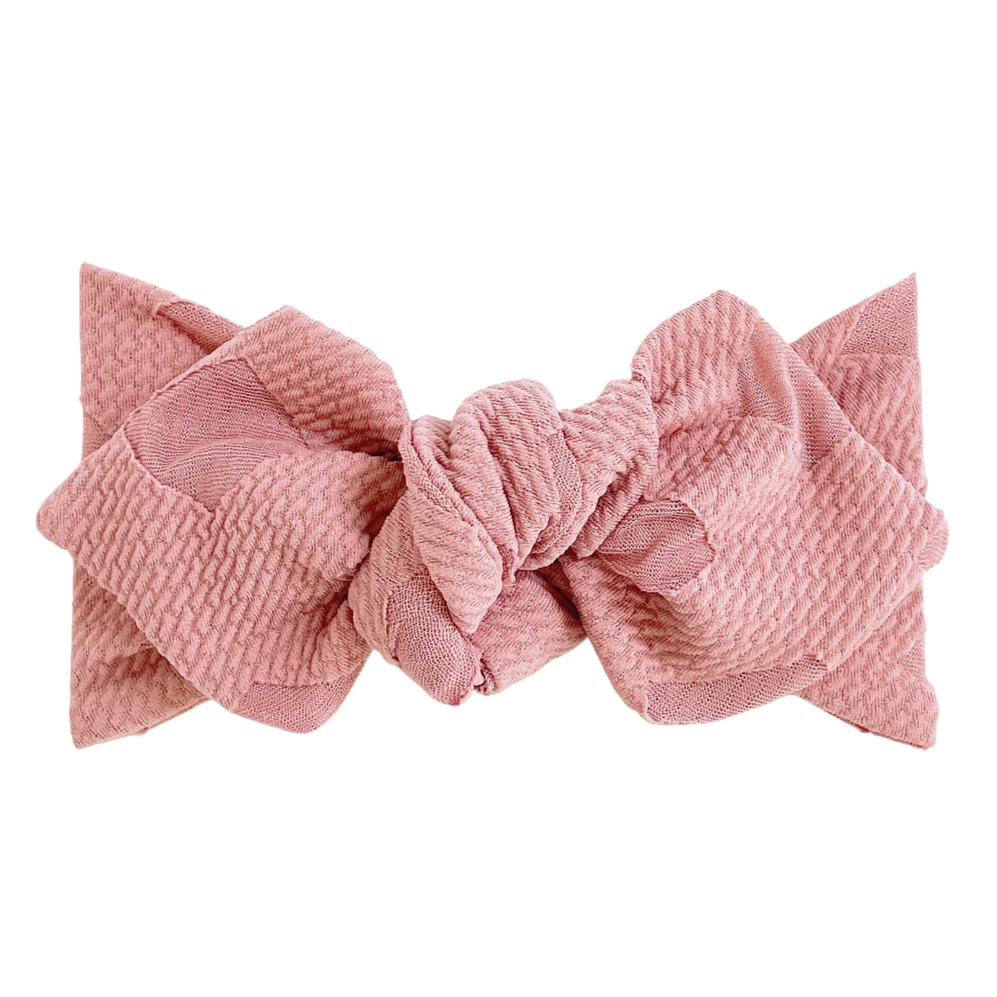 Top Knot Headband, Mauve Diamond | SpearmintLOVE