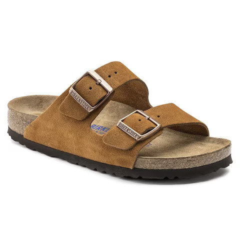 Arizona Soft Footbed Suede Leather Thyme Tonal | BIRKENSTOCK | Birkenstock USA