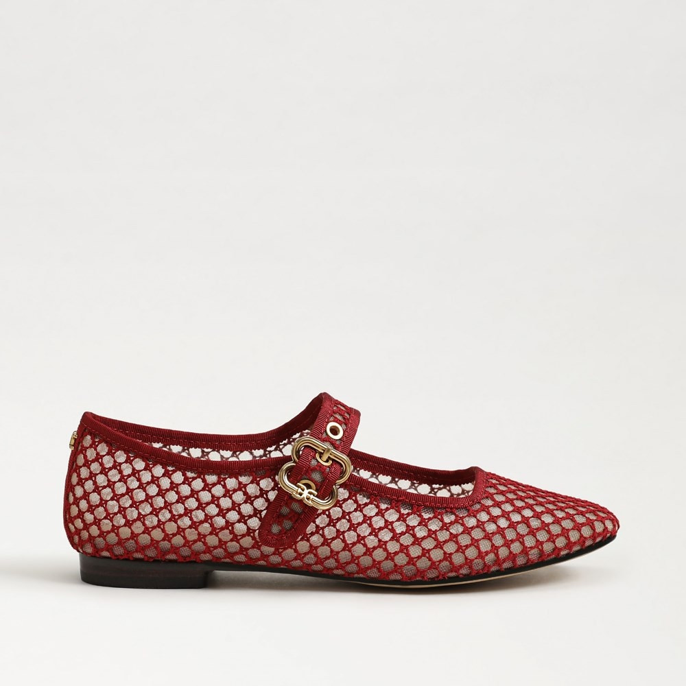 Michaela Mesh Mary Jane Flat | Sam Edelman
