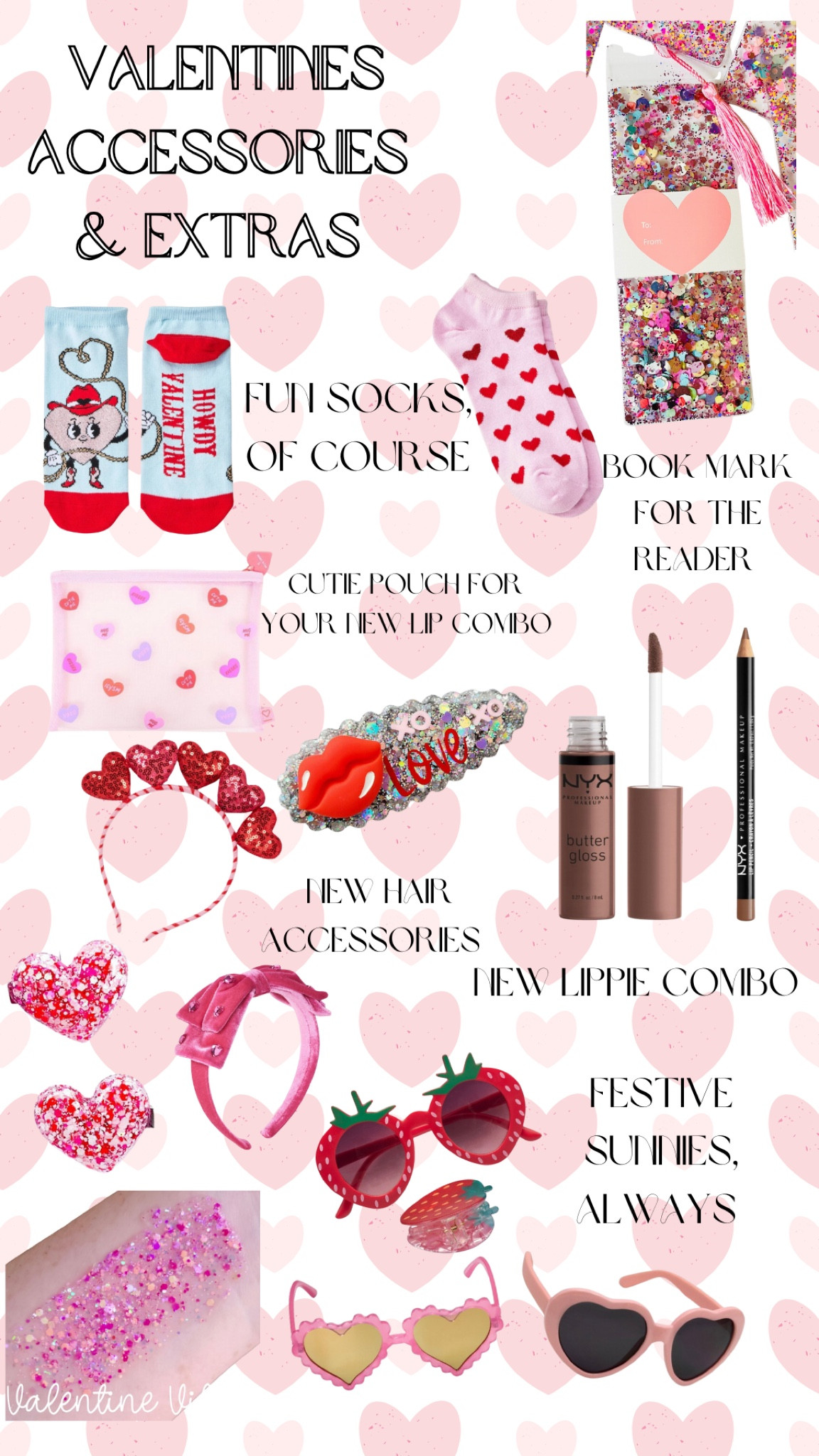 the hair glitter 🫶🏽 the lip combo 👌🏽 gimme all the festive things

accessories. valentines. gift ideas  

#LTKGiftGuide #LTKBeauty #LTKSeasonal