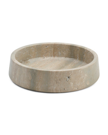 10x3 Travertine Bowl | TJ Maxx