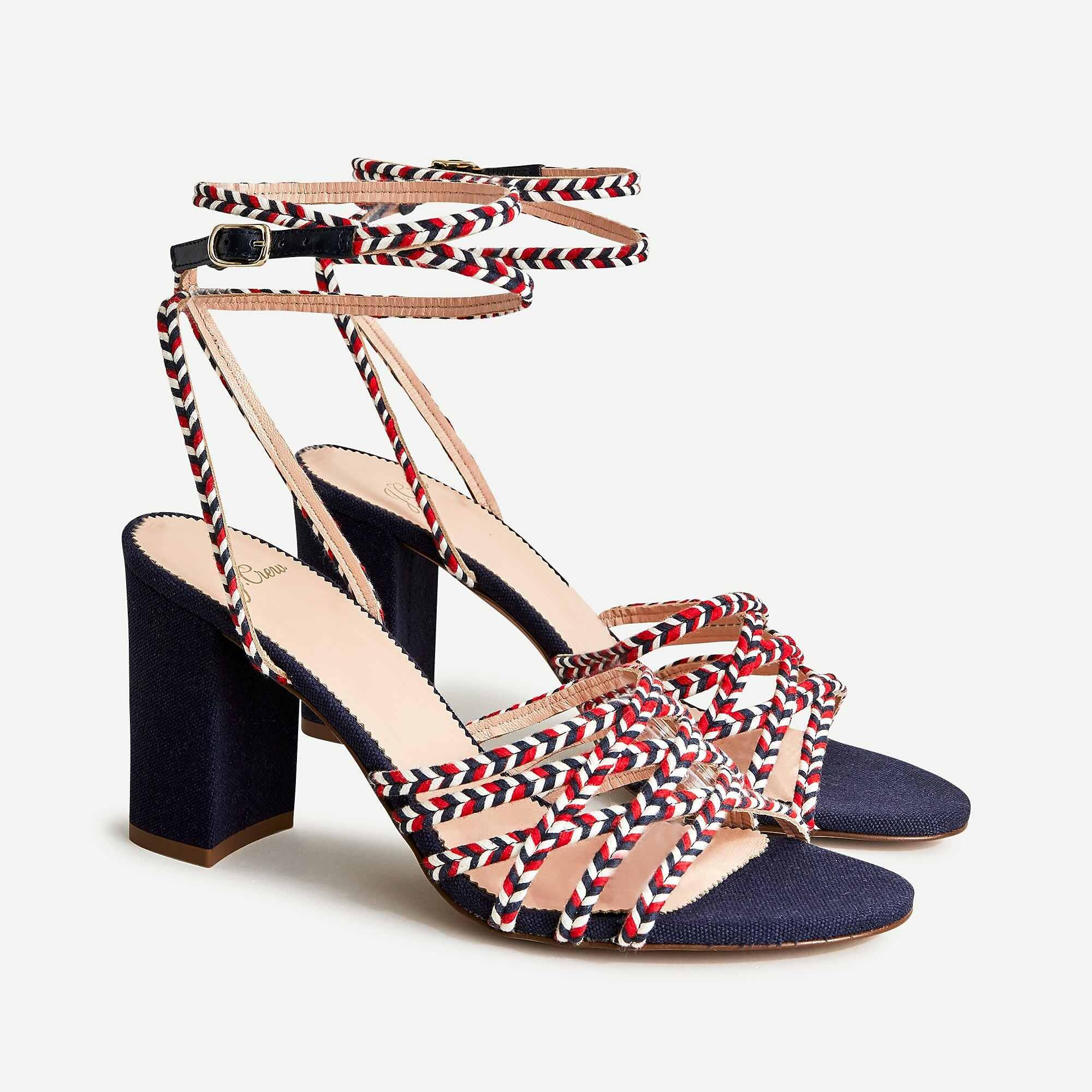 Braided multistrap sandals | J. Crew US