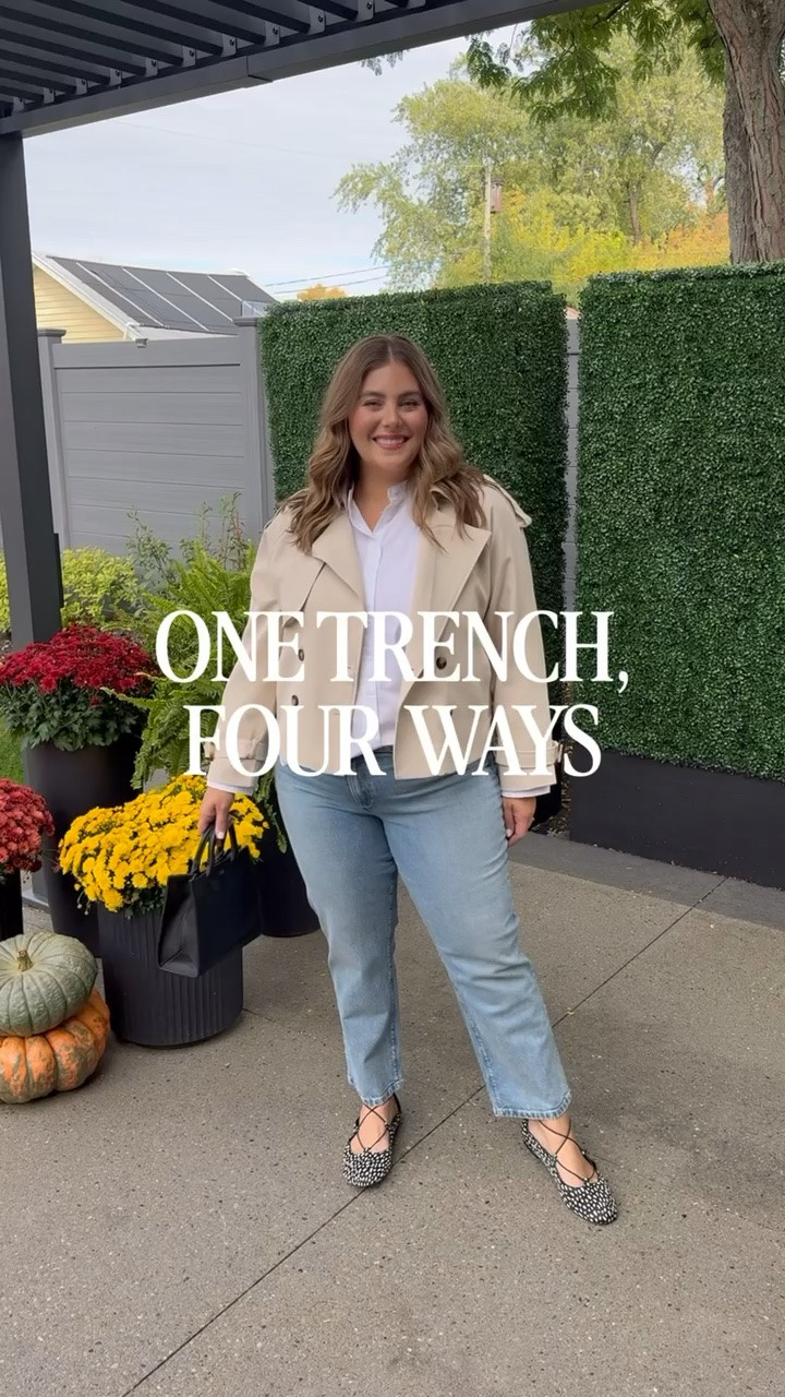 One trench… four ways to wear - wearing size XXL in trench. Use CARALYN15 on your first order at Spanx.

#LTKootd #LTKSeasonal #LTKPlusSize