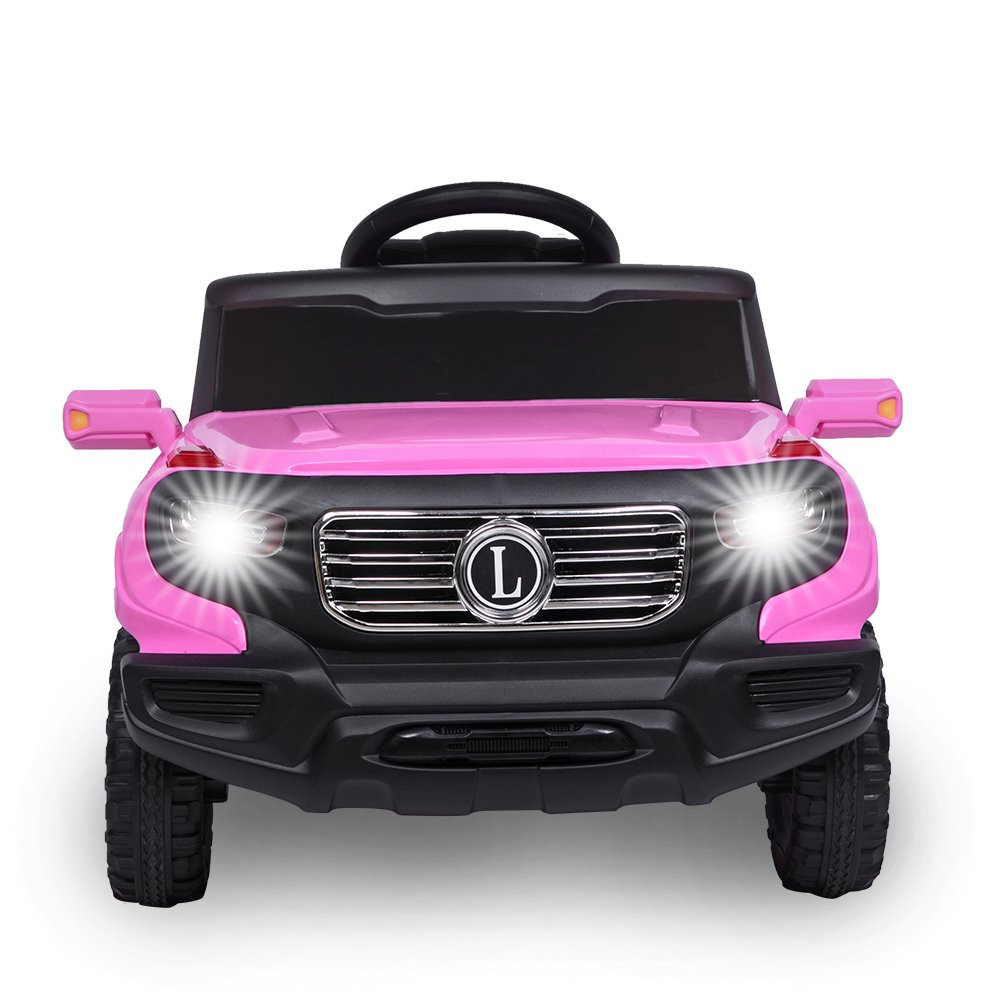 Ktaxon 6V Kids Ride On Car RC Remote Control Battery Powered w/ LED Lights, 3 Speed - Walmart.com | Walmart (US)